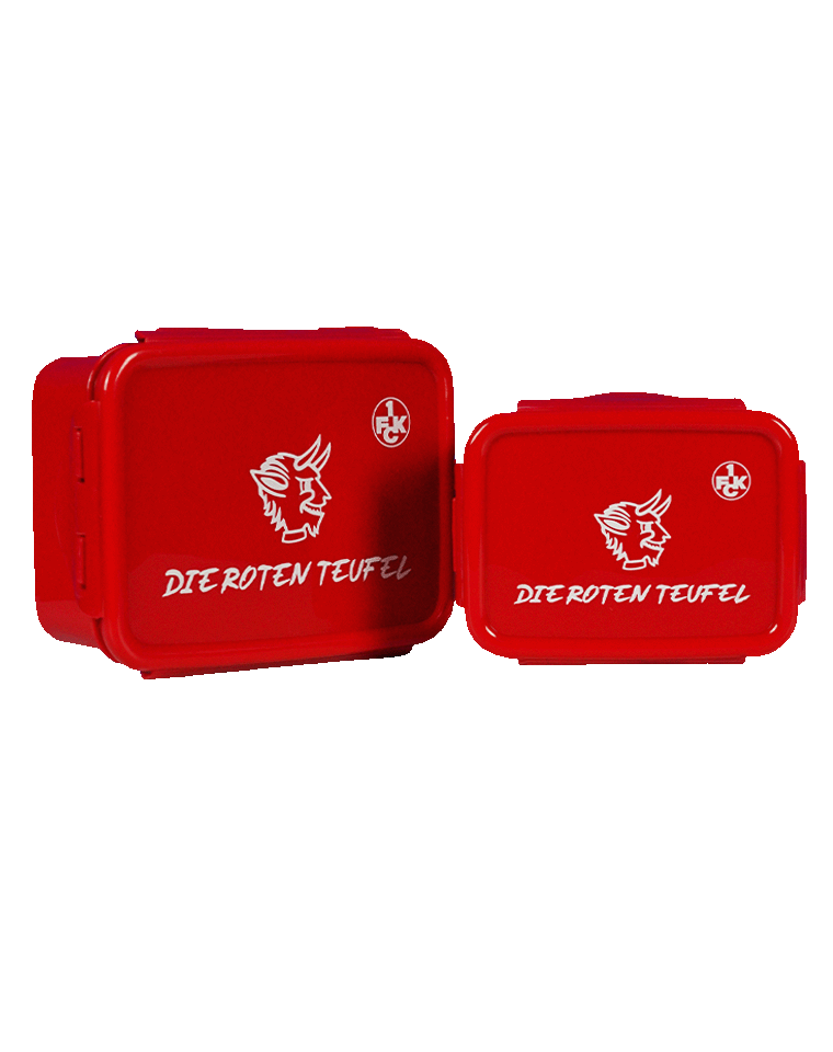 Brotdose "Die Rote Teufel" 2er Set