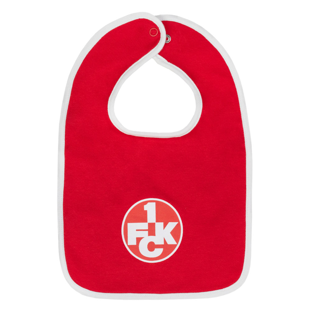 Lätzchen Baby Logo rot