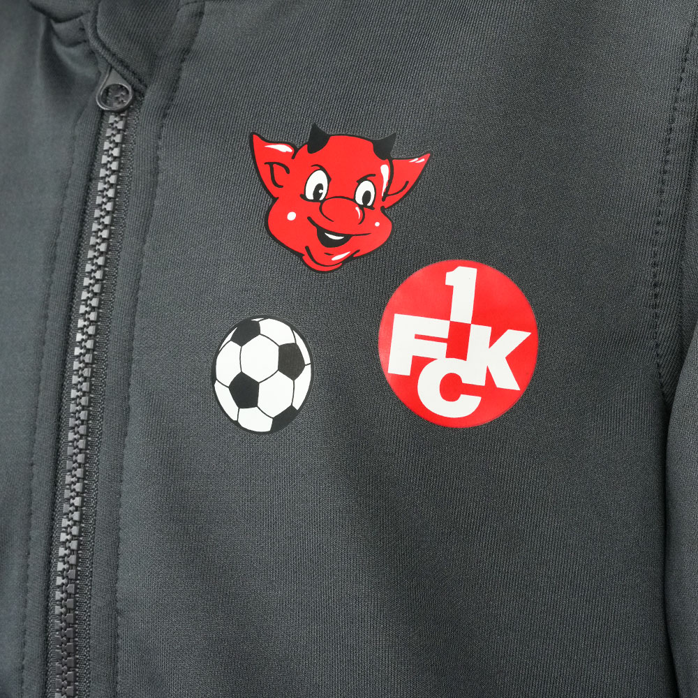 ZIP-Hoodie Kids grau