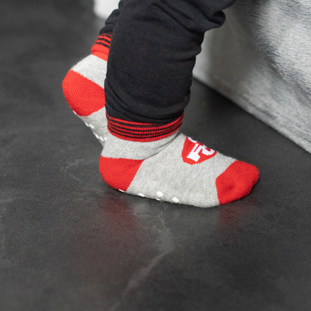 Babysocken Logo rot 2er Set