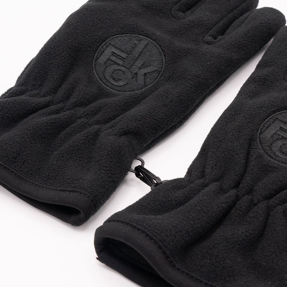 Fleecehandschuhe Logo schwarz