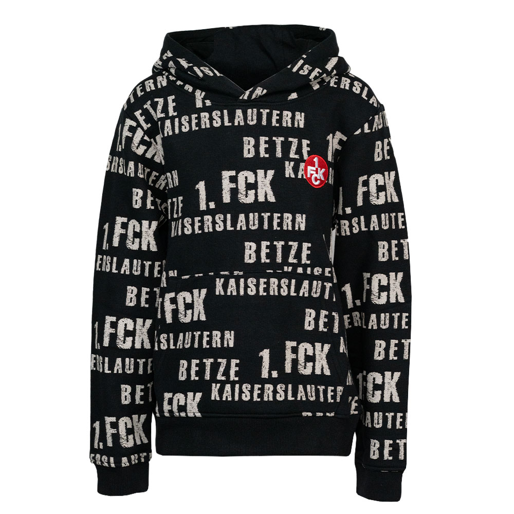 Hoodie Kids 1.FCK schwarz