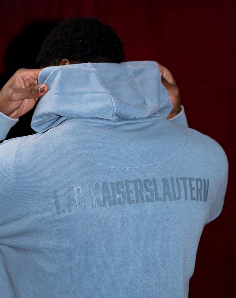 ZIP-Hoodie Kaiserslautern Rückenprint grau S