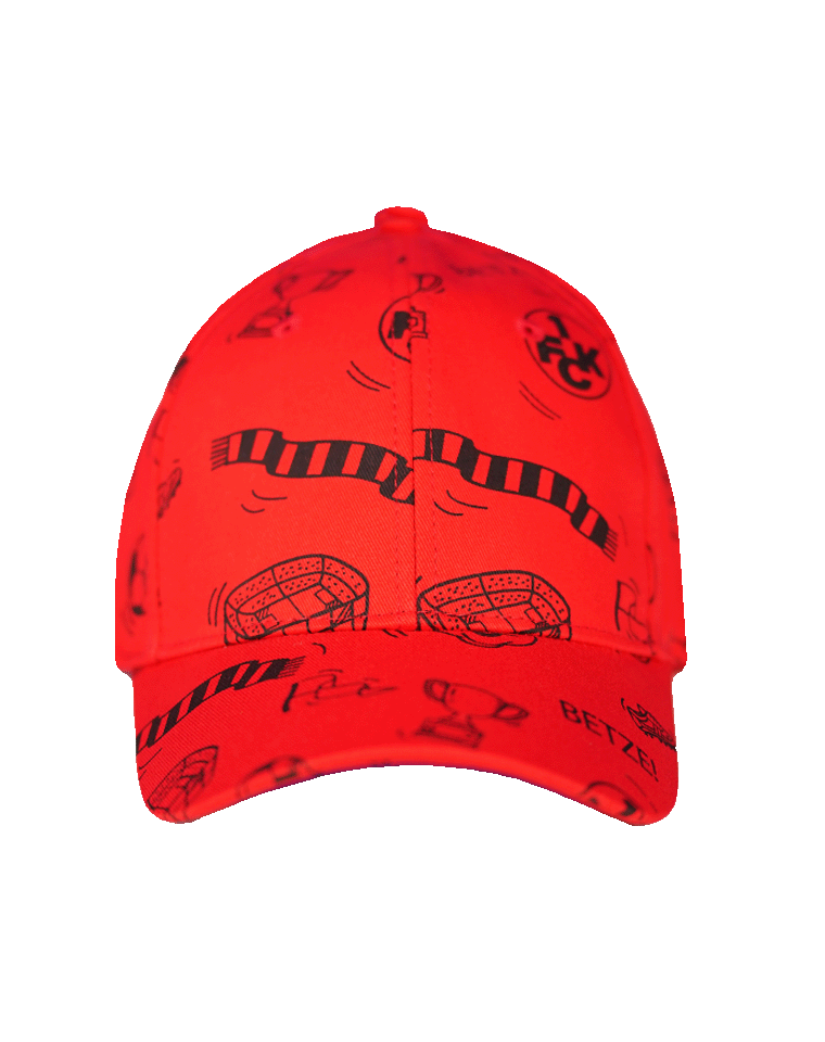Cap Animationen Kids rot/weiß