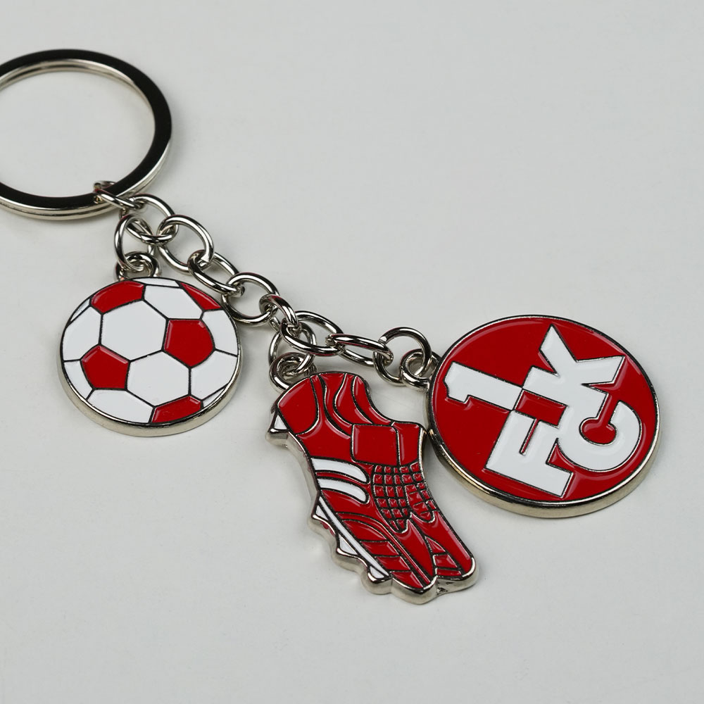 Schlüsselanhänger Charms Wappen/Fußball/Schuhe