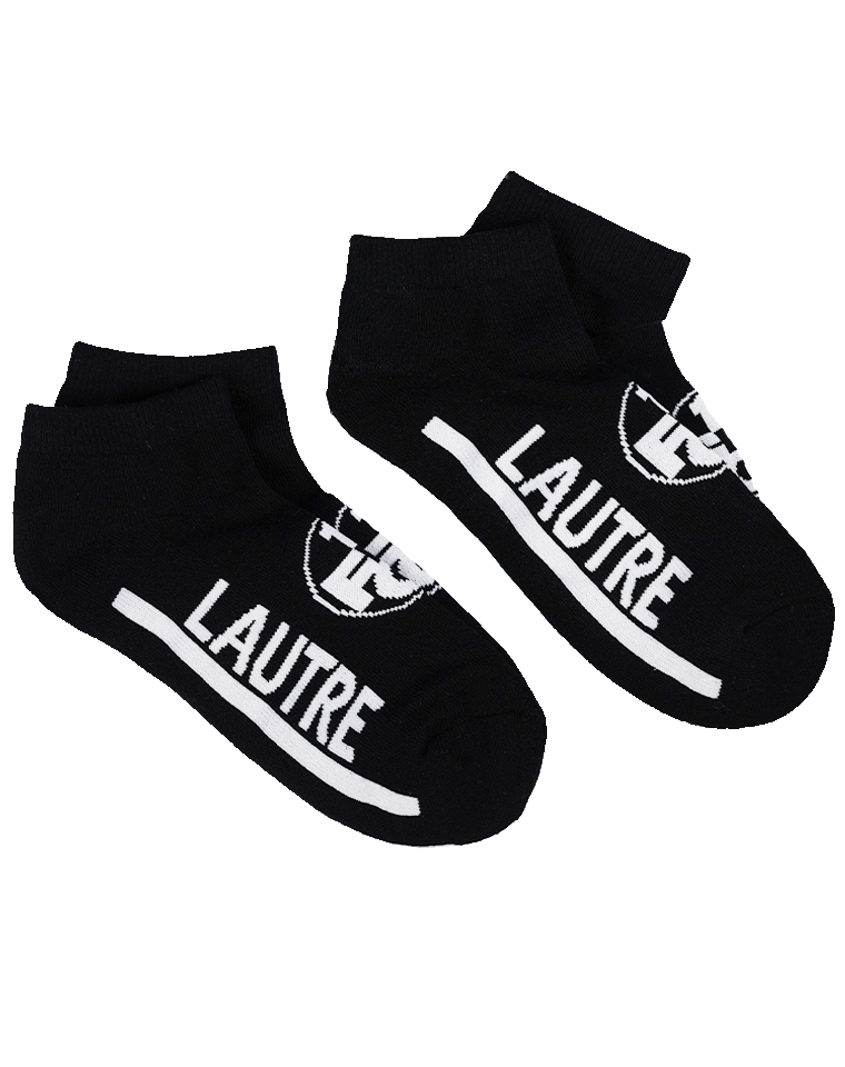 Sneakersocken Lautre schwarz 2er Set