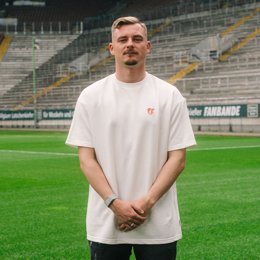 T-Shirt Rote Teufel offwhite