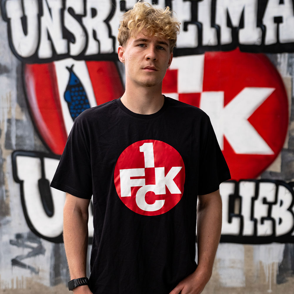 T-Shirt Basic Logo schwarz