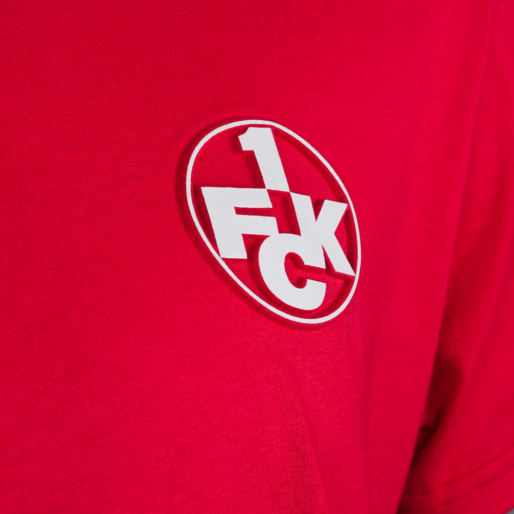 T-Shirt Logo/Rückenprint rot