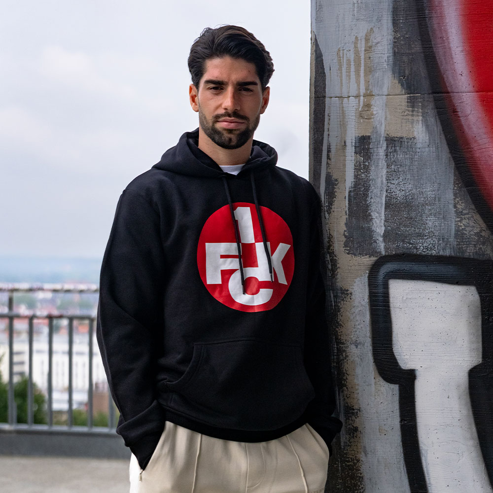 Hoodie Basic Logo schwarz