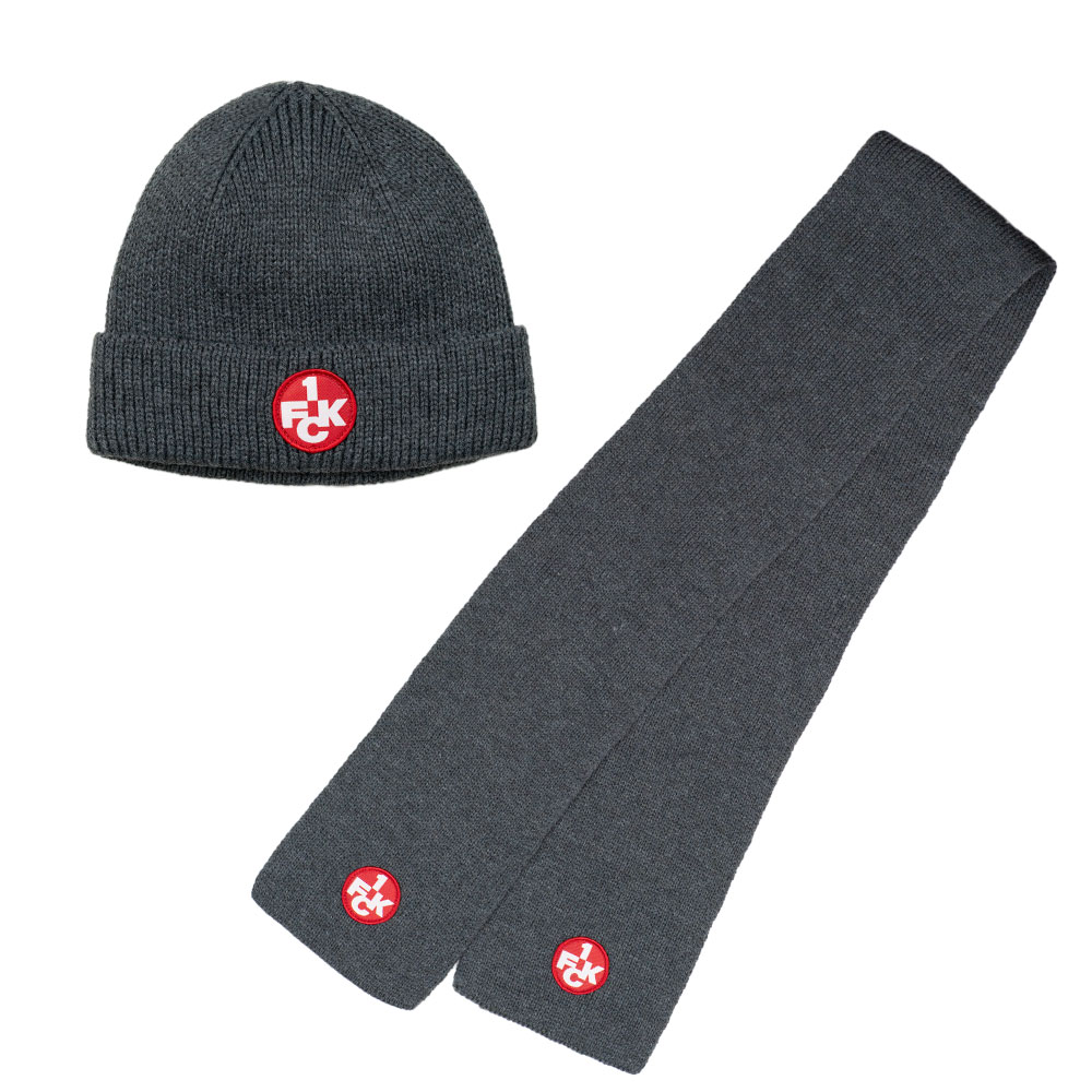 Schal/Mütze Kids Logo Set