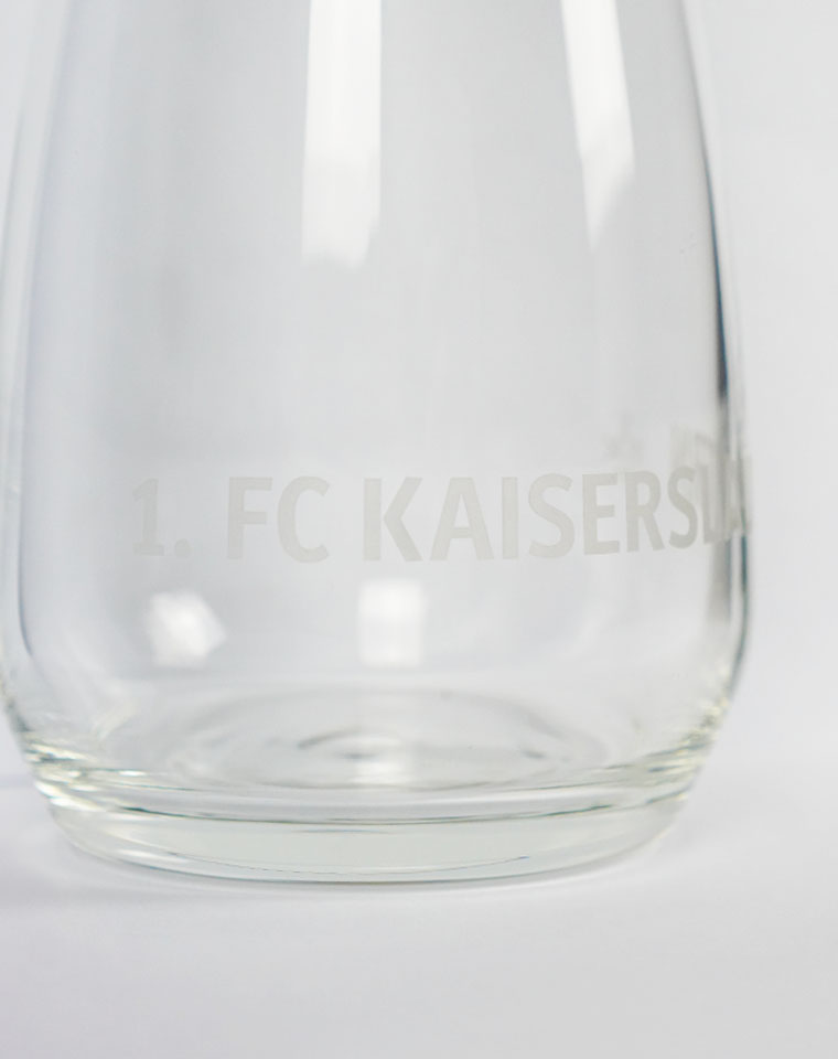 Glaskaraffe 1. FC Kaiserslautern