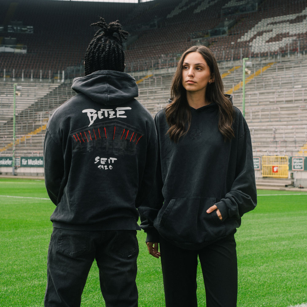 Hoodie Betze schwarz L