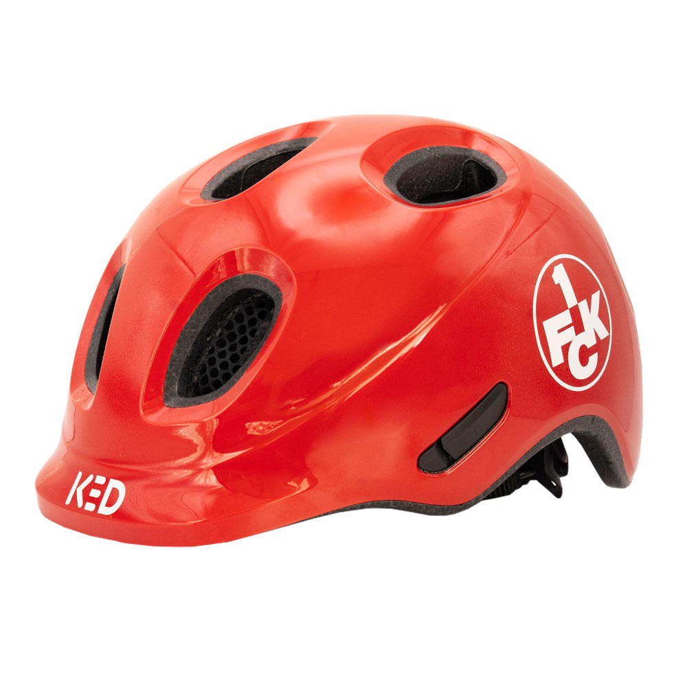 FCK Fahrradhelm Logo rot S | S | 26-05289-S