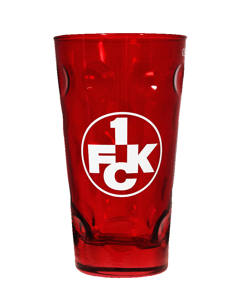 Dubbeglas rot besprüht 