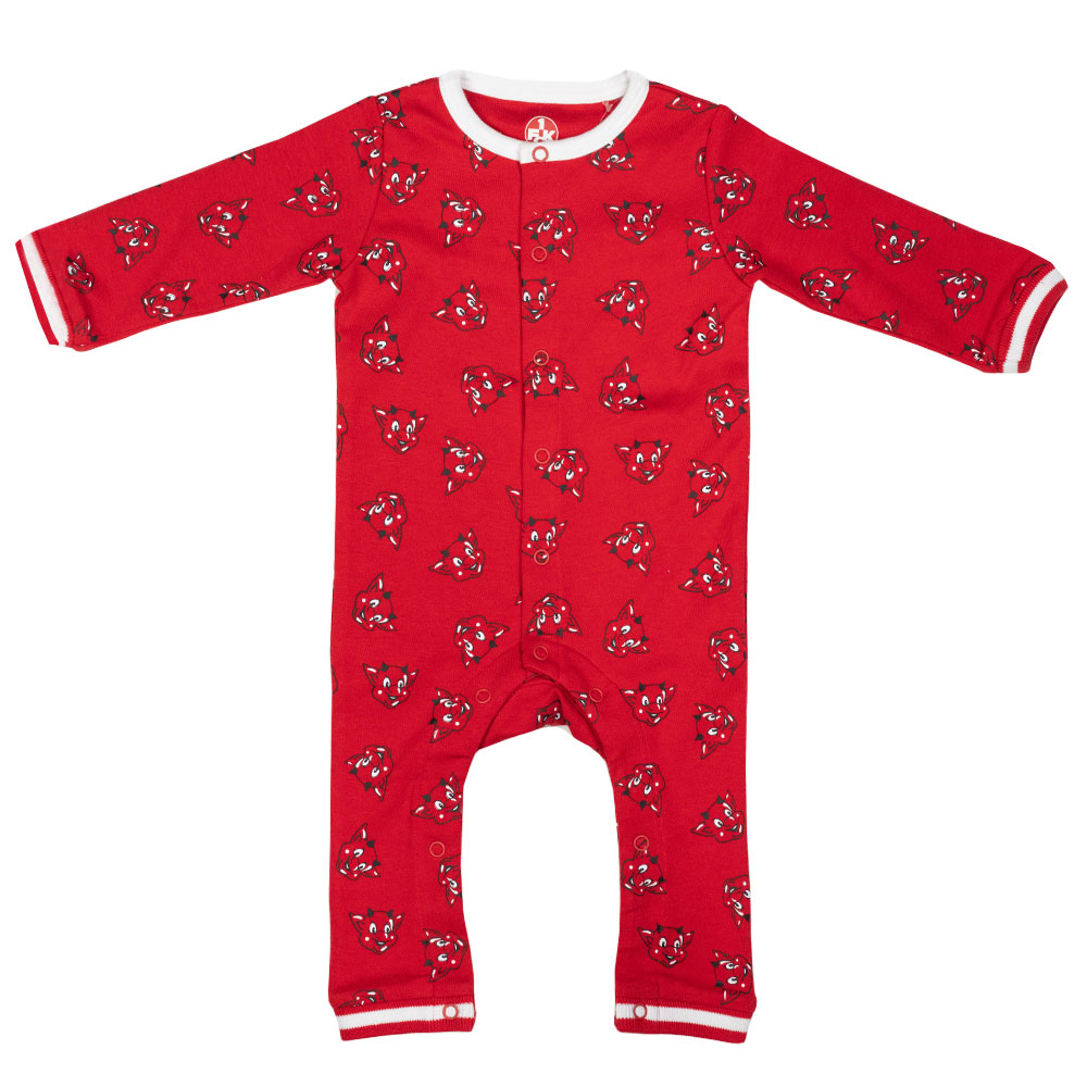 Strampler Baby Betzi rot