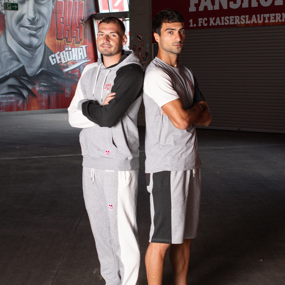 Freizeitshorts 1.FCK grau