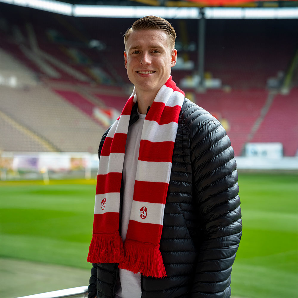 Schal Logo gestreift