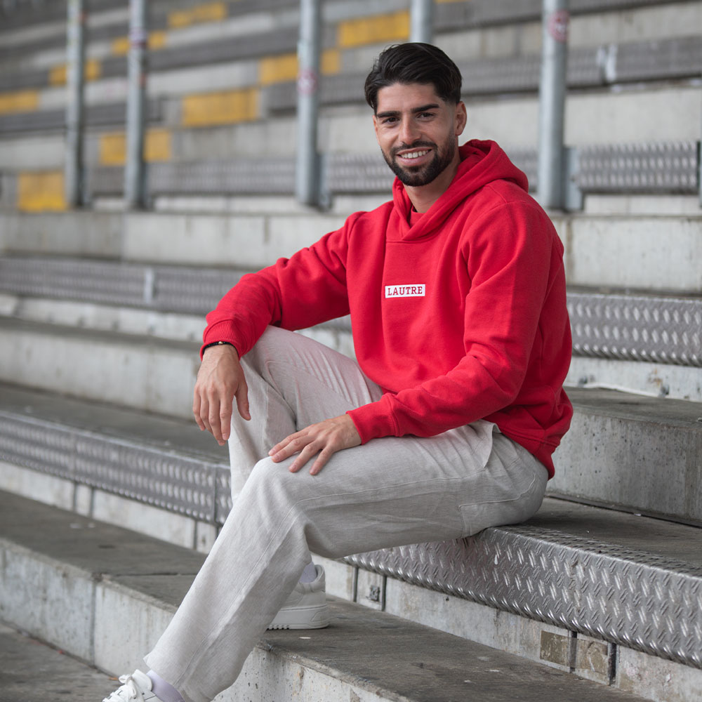 Hoodie Lautre rot