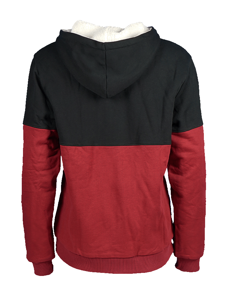 Teddyjacke Betze bordeaux/schwarz