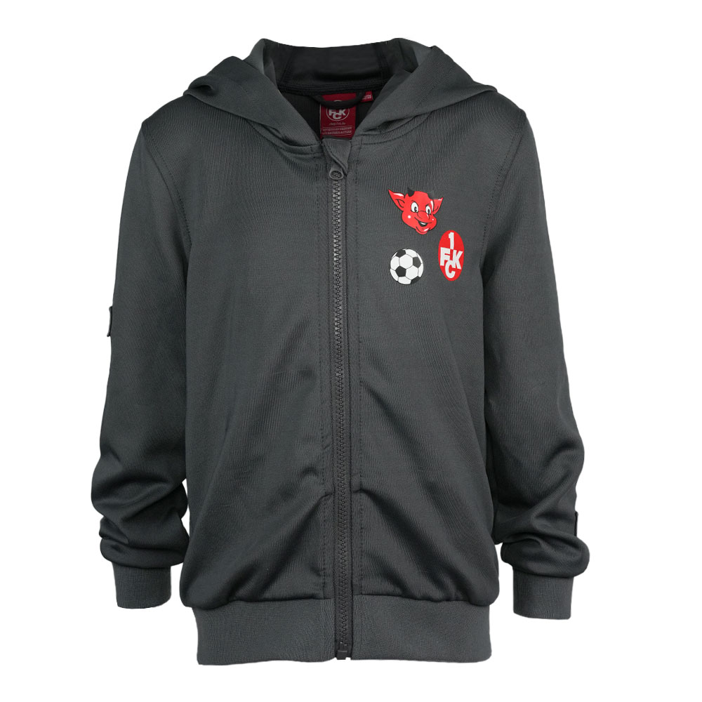 ZIP-Hoodie Kids grau