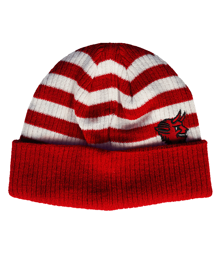 Fishermen Beanie rot/weiß