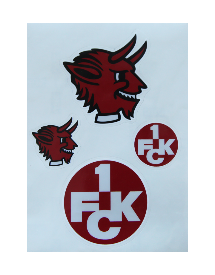 Aufkleber Set Logo/Teufel