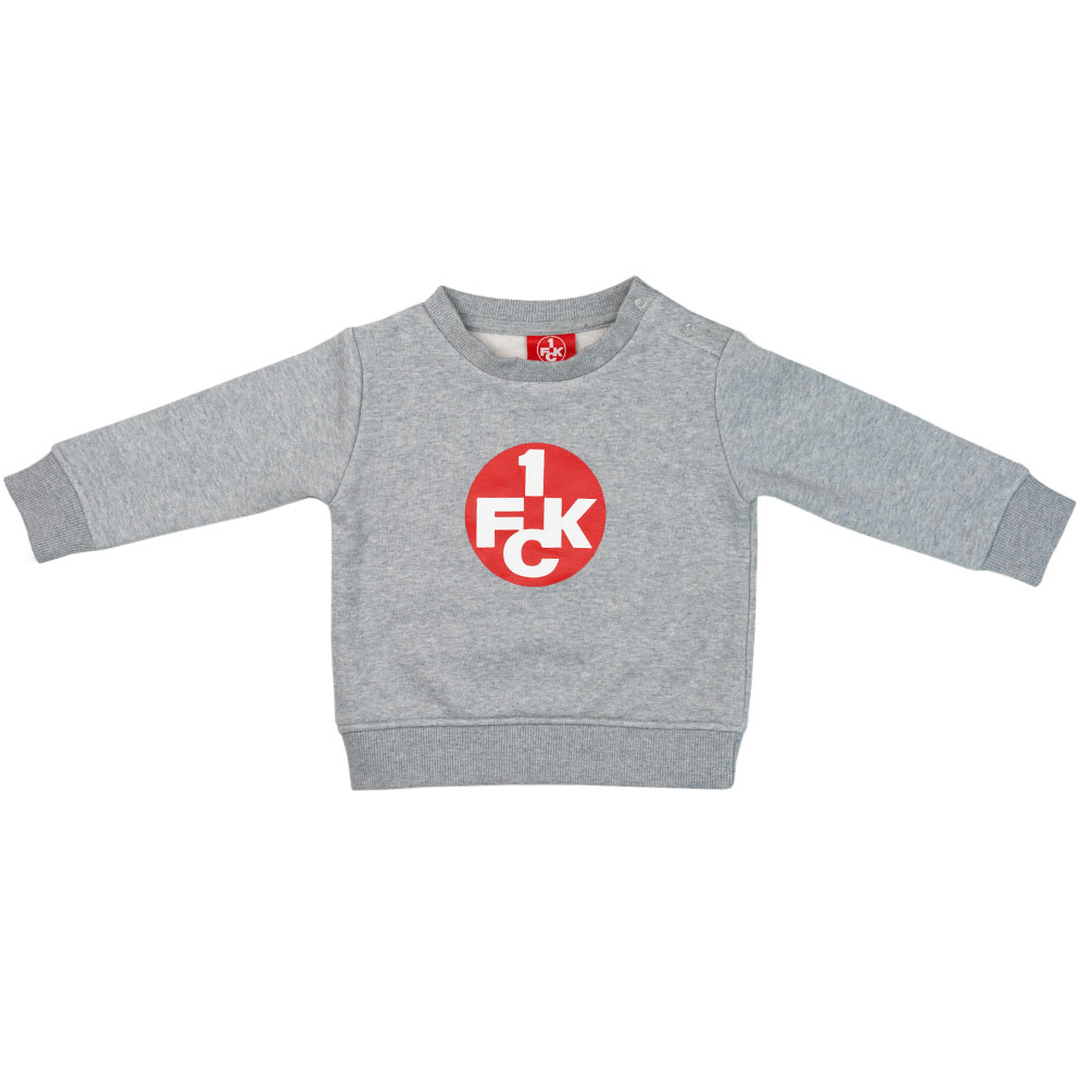 Sweater Baby Logo grau
