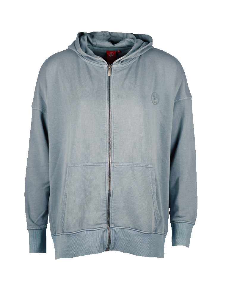 ZIP-Hoodie Kaiserslautern Rückenprint grau S