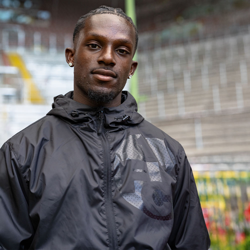 Windbreaker Logo schwarz