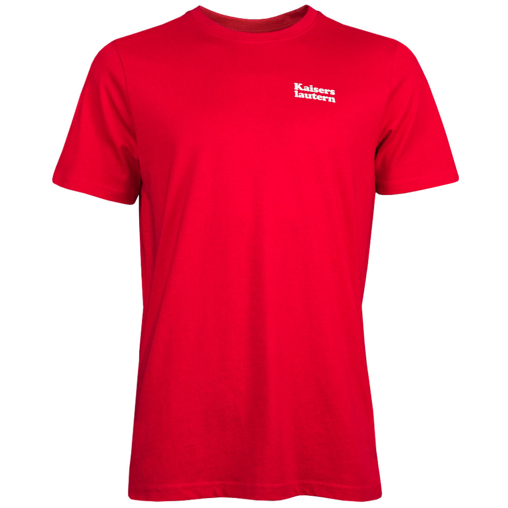 T-Shirt Kaiserslautern Rückenprint rot