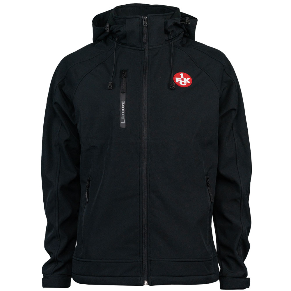 Softshelljacke Logo schwarz