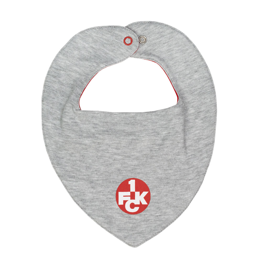 Halstuch Baby Logo grau