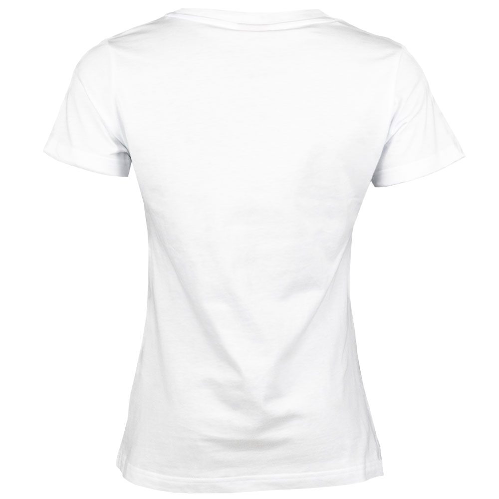 T-Shirt Damen Herz weiß L