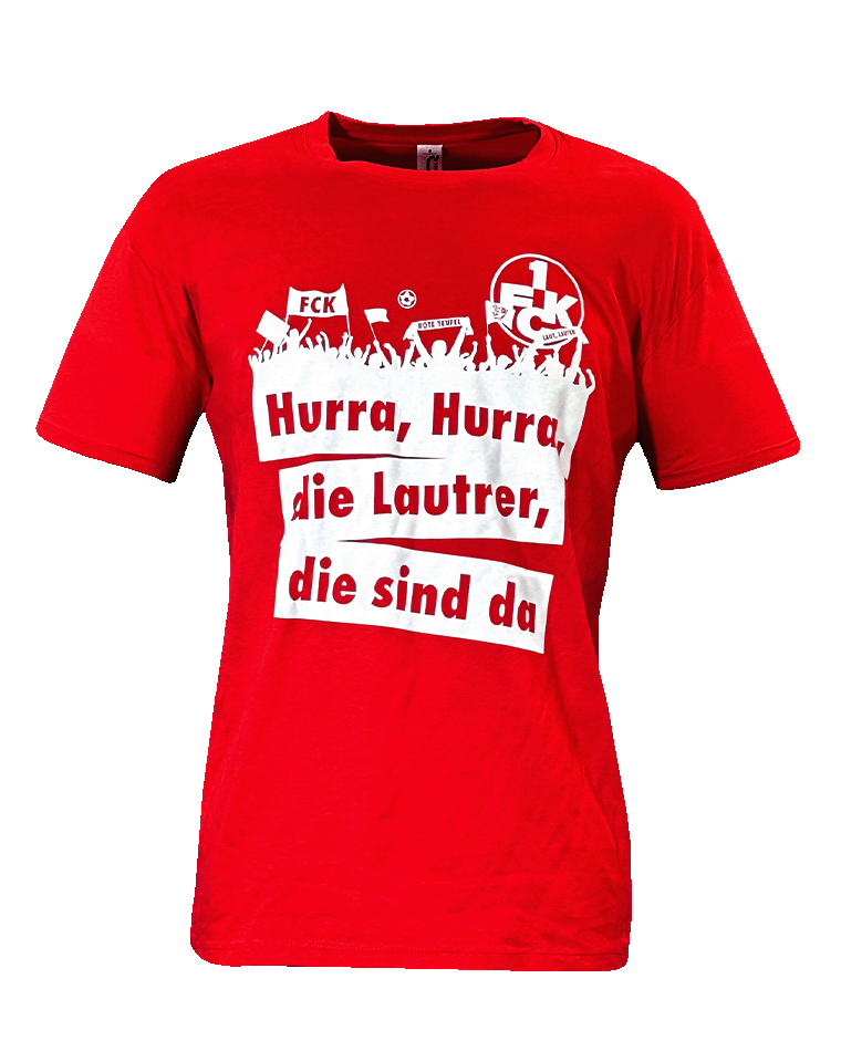 T-Shirt "Hurra" rot