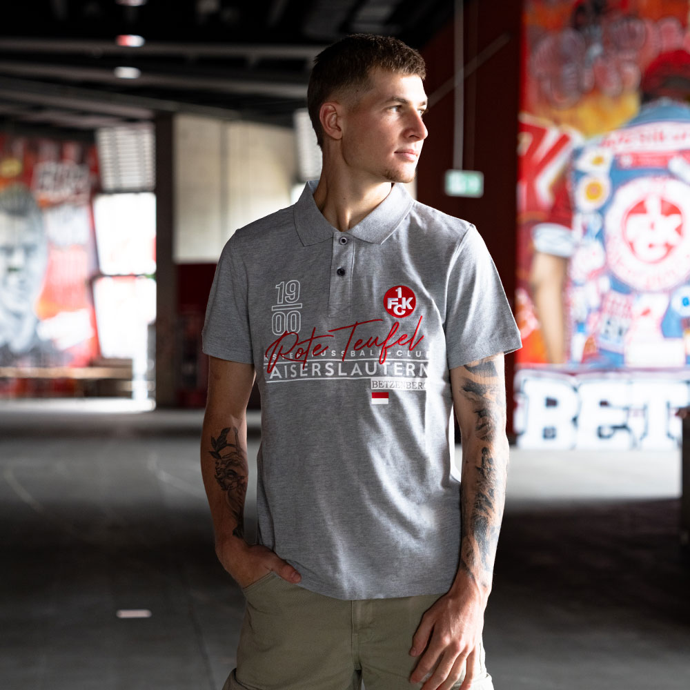 Polo Rote Teufel grau