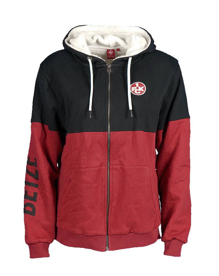 Teddyjacke Betze bordeaux/schwarz