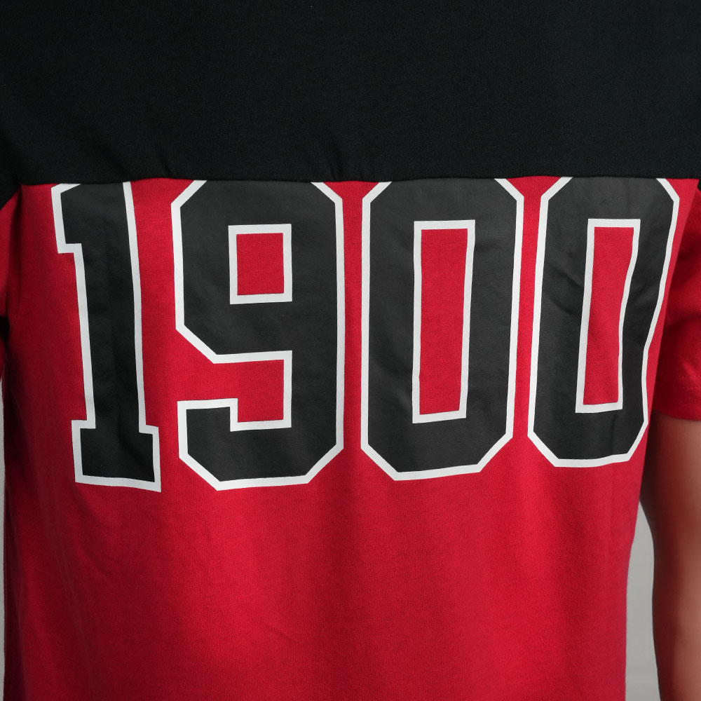 T-Shirt Lautre rot/schwarz