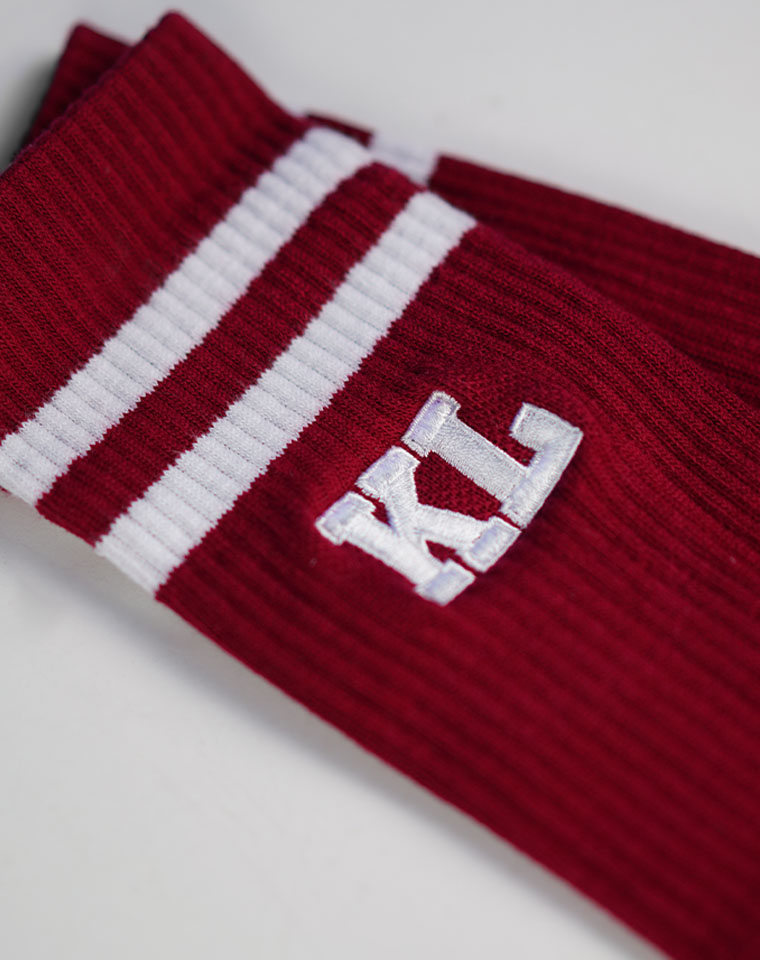 Tennissocken KL bordeaux