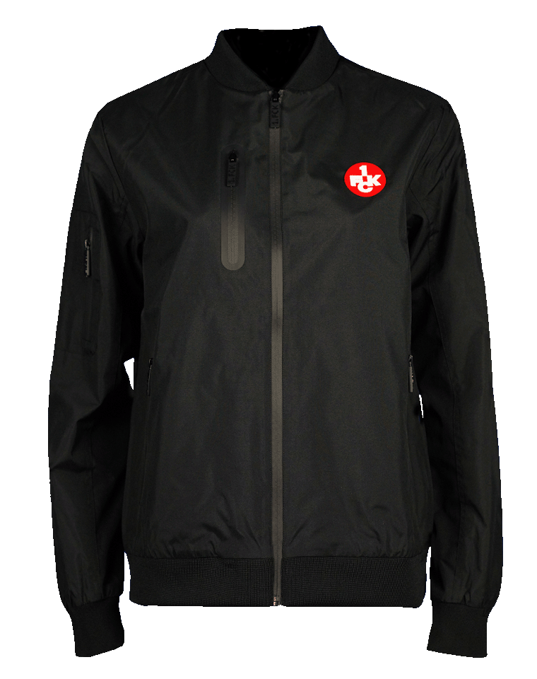 Jacke Logo schwarz mit Innenprint